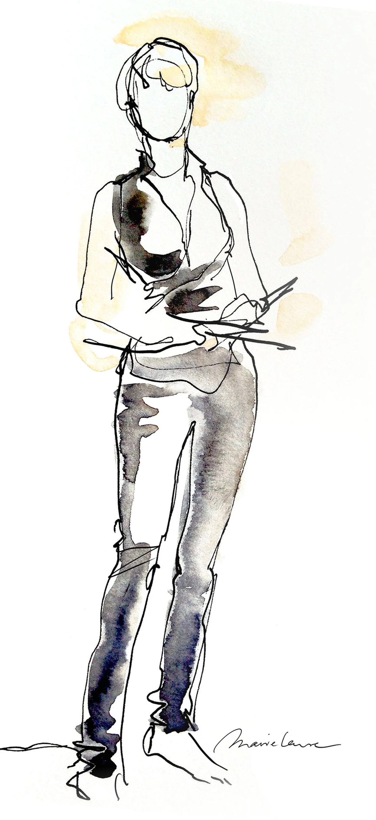 Autoportrait de Marie-Laure en 2016