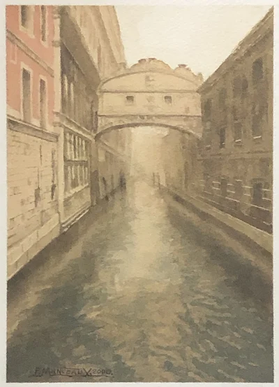 Le pont des soupirs à Venise
