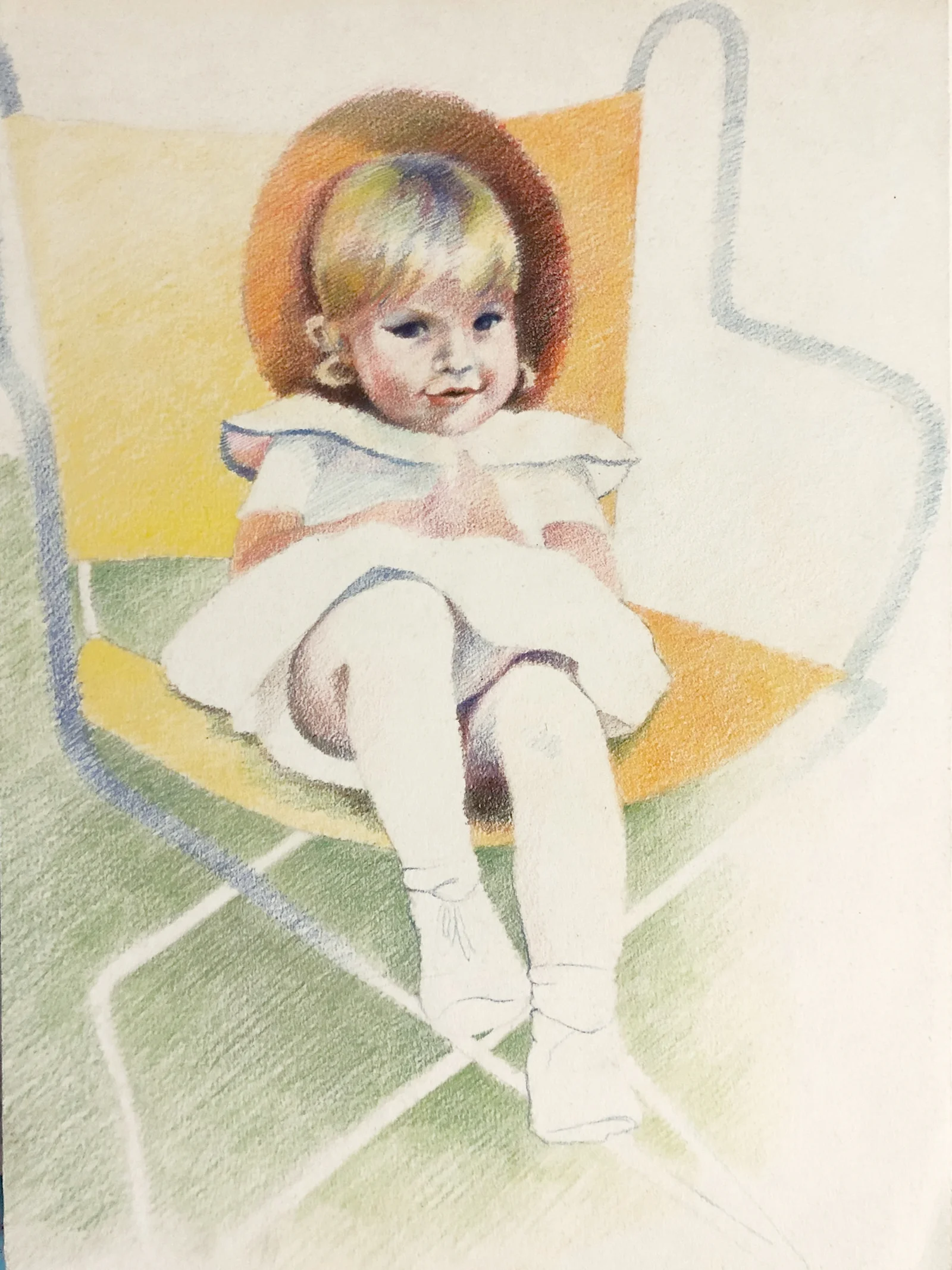 Autoportrait à la robe blanche