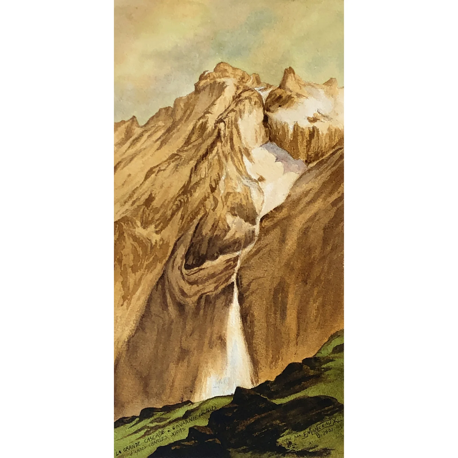 Le Cirque de Gavarnie, copie d'après Charles Jouas