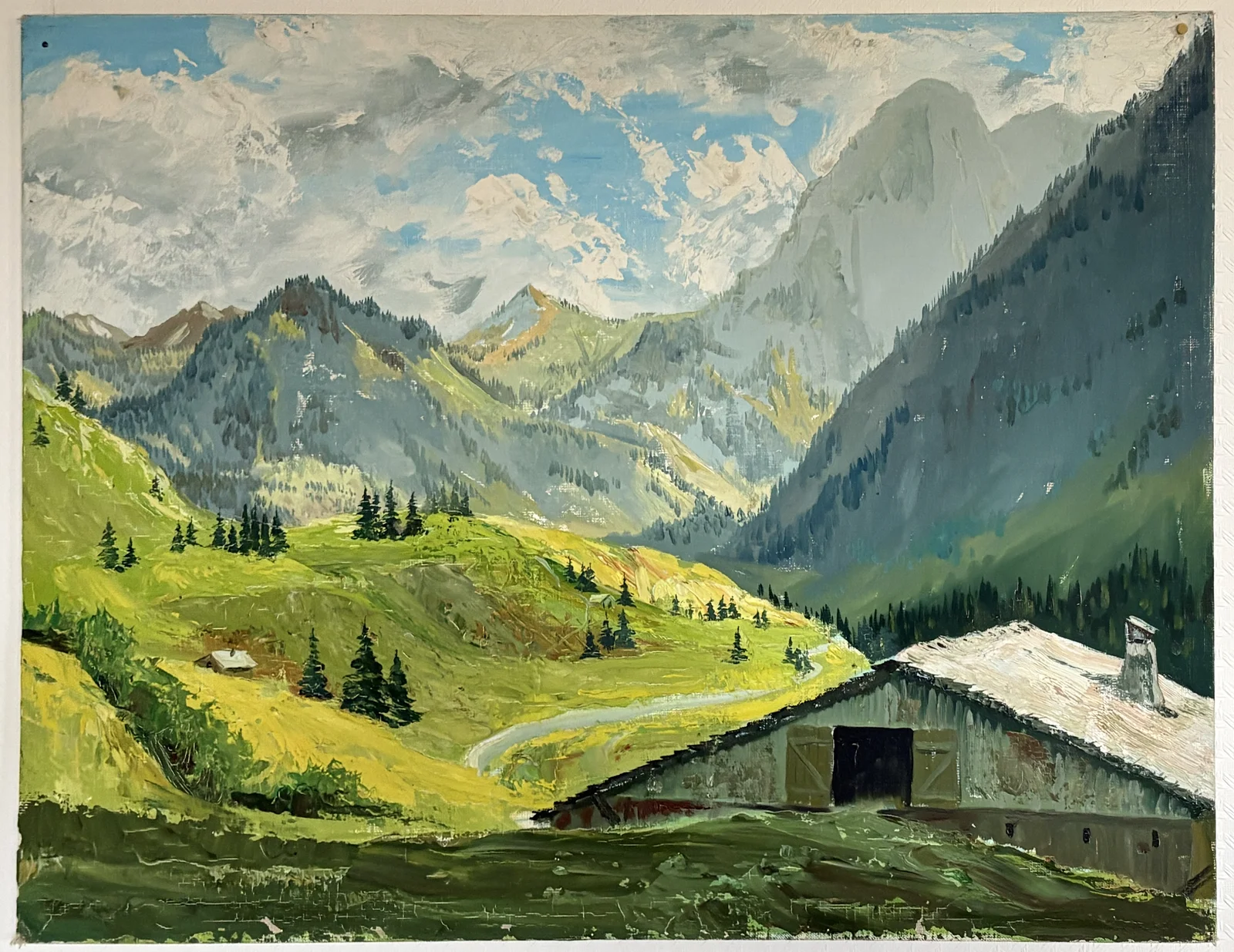 Montée aux Cornetttes de Bise