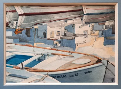 Le port de Naoussa sur l'Ile de Paros
