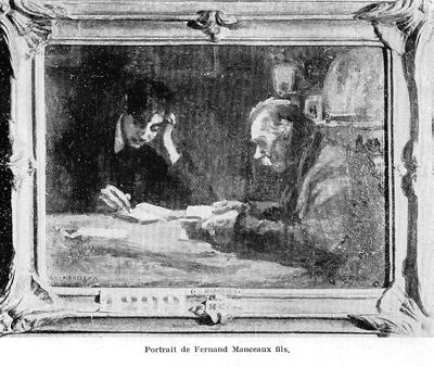 Portrait de Fernand Manceaux fils, le frère d'Antoine-Louis