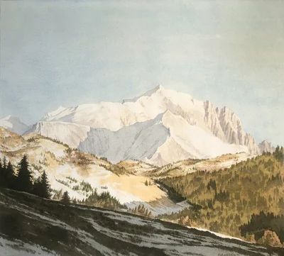 Ombres et lumière en montagne
