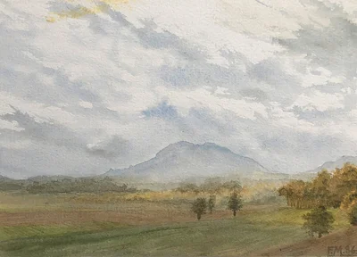 La montagne nuageuse