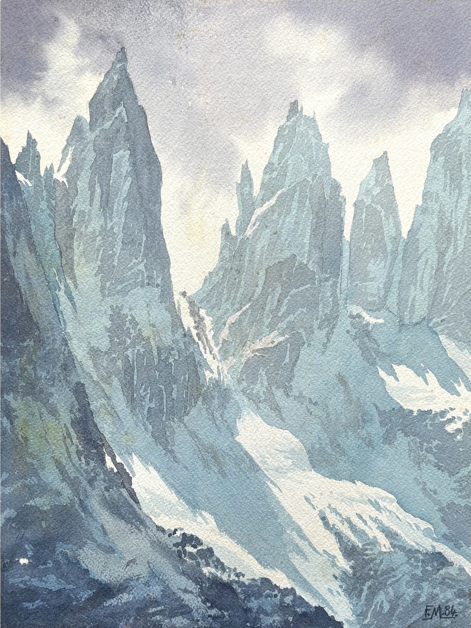 Montagnes acérées