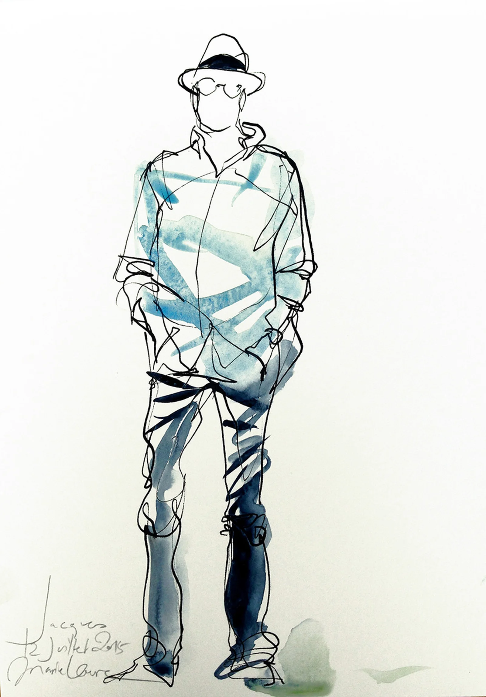 Portrait de Jacques en 2015 à Monthlery