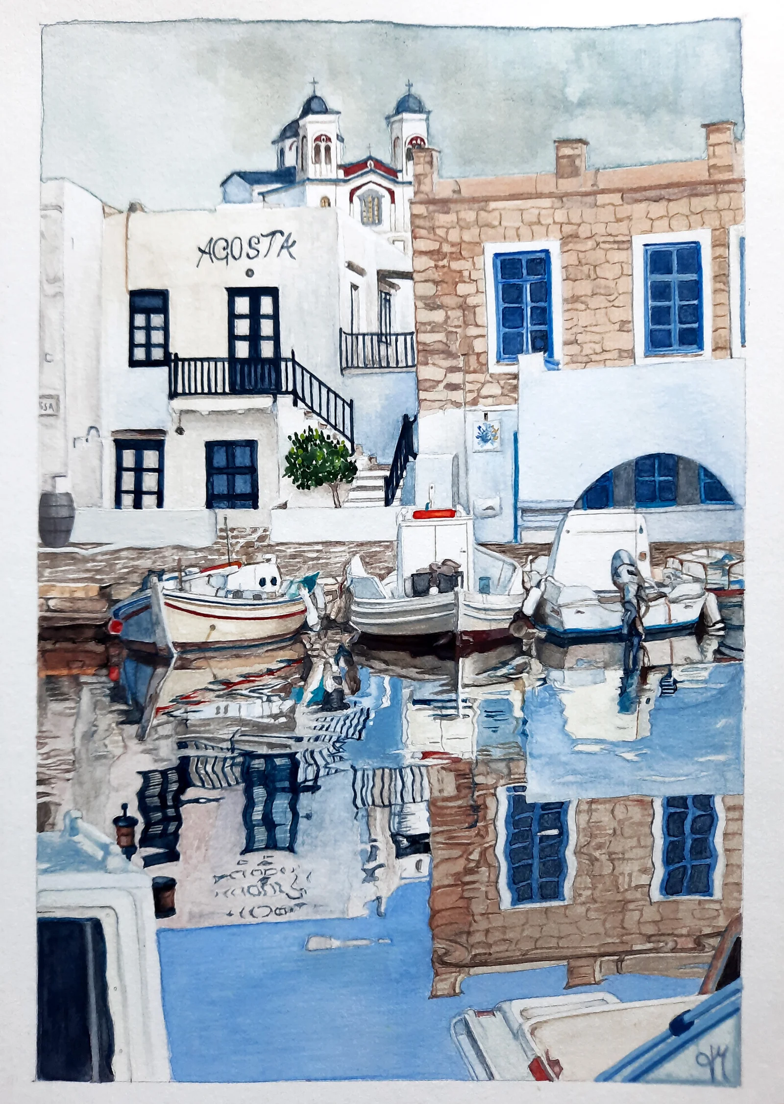 Naoussa sur l'Ile de Paros, Grèce