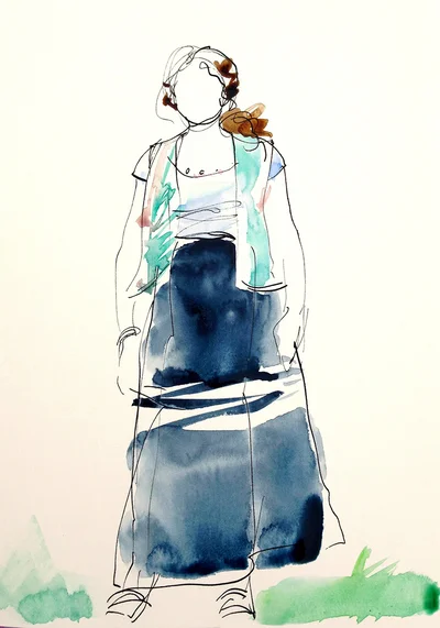 Portrait de Nathalie en 2015 à Monthlery