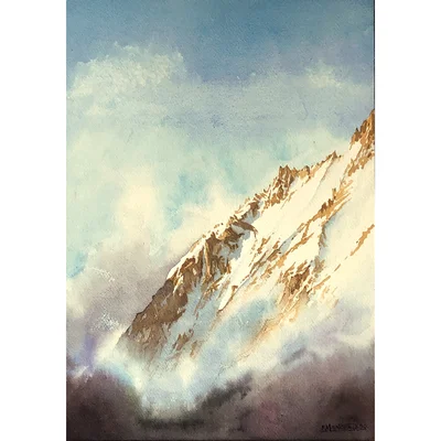 Au dessus des nuages, la montagne