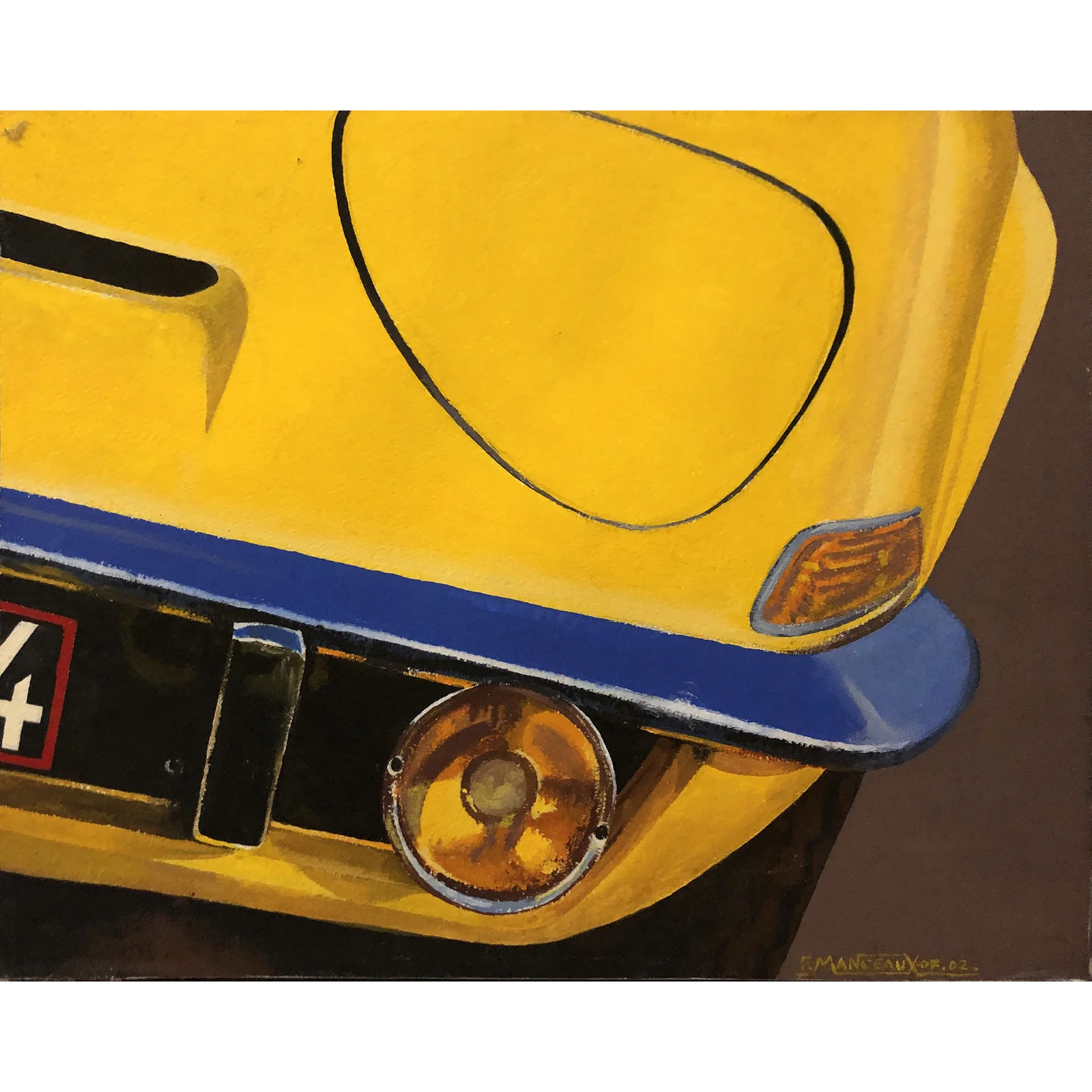 Opel GT 1900 jaune