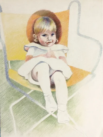 Autoportrait à la robe blanche