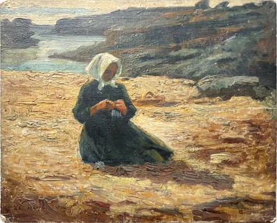 Femme de marin Port de Saint-Nicolas Ploumanach