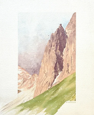 Alpage et roche