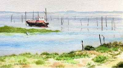 Pinasse amarée