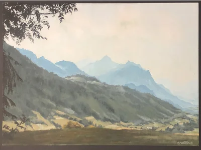 Vallée de Bernex, vue sur le Mont-Billat