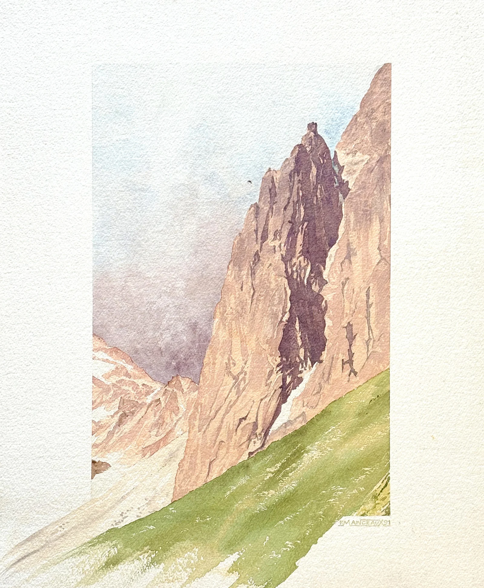 Alpage et roche