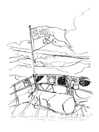 La proue vaillante dans la tempête