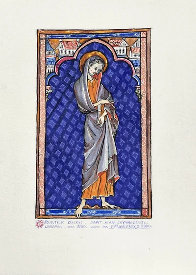 Saint-Jean l'évangéliste, Londres vers 1250