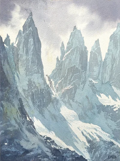 Montagnes acérées