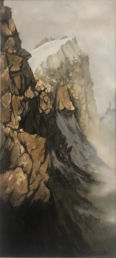l'alpinisme sur la roche nue