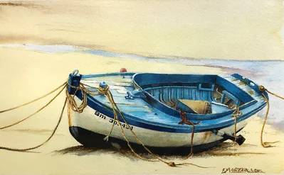 La barque bleue