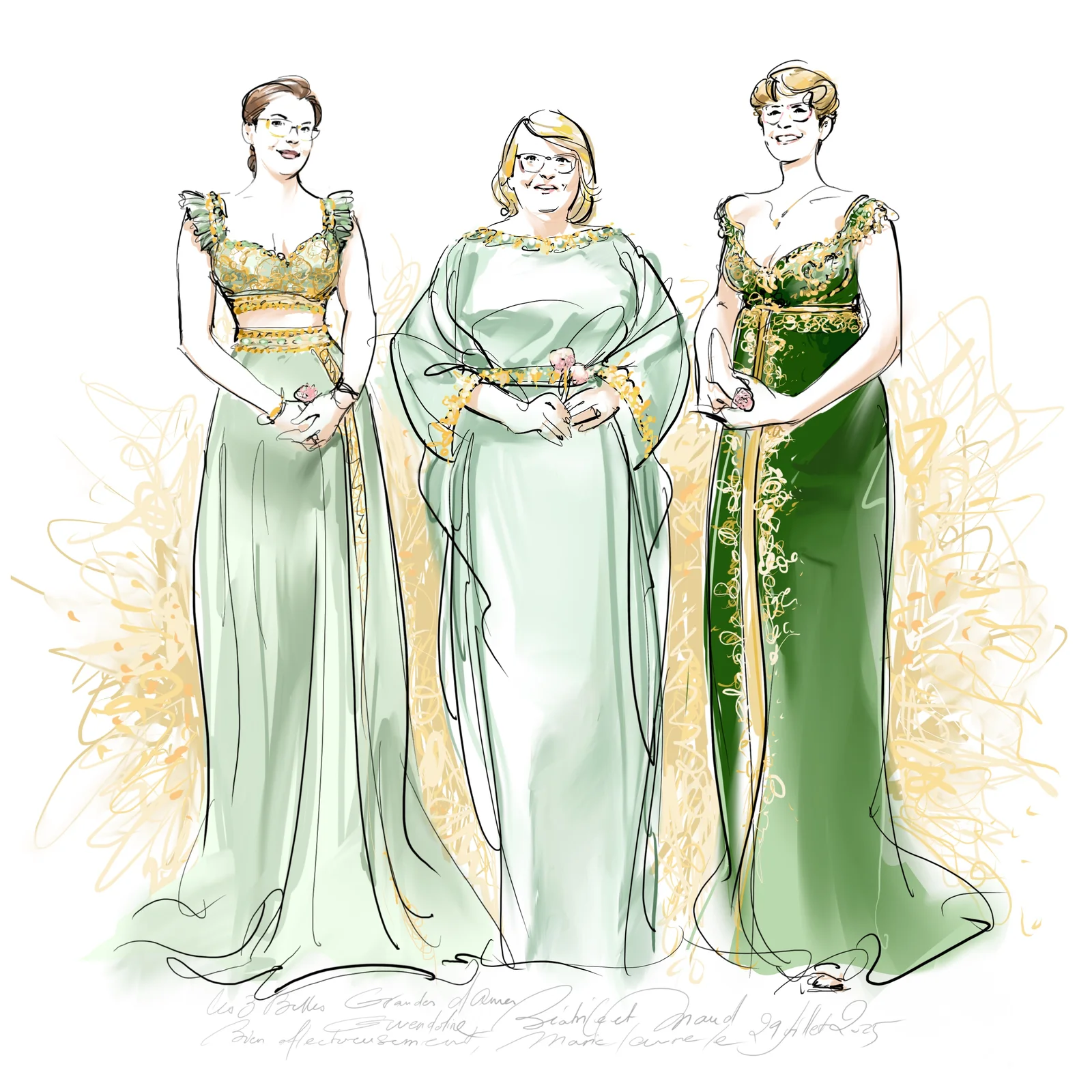 Les belles grandes dames, Gwendoline, Béatrice et Maud ! Tunis 2025
