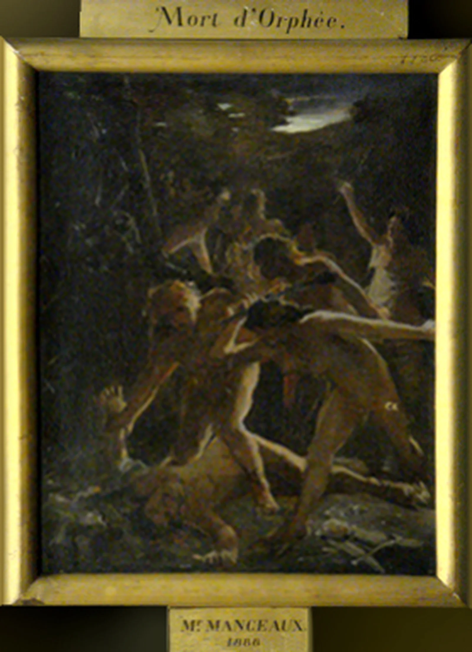 Mort d'Orphée