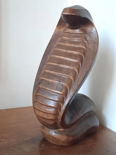 Le serpent dressé