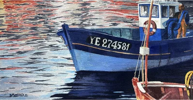Pêcheur sur son bateau