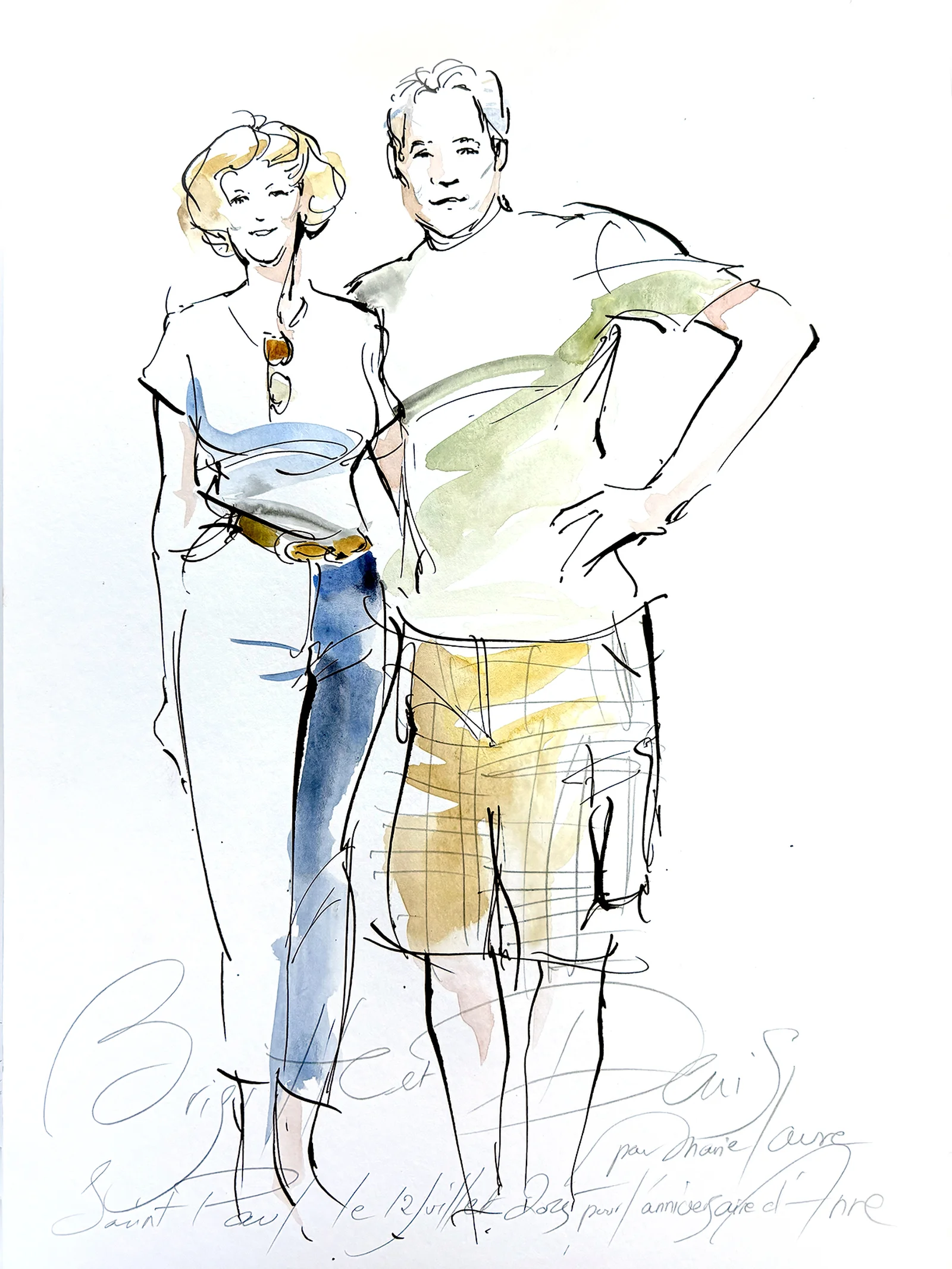 Portrait de Brigitte et Denis, Saint-Paul, 2025