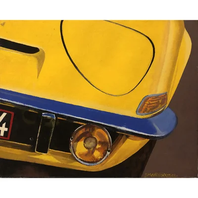 Opel GT 1900 jaune