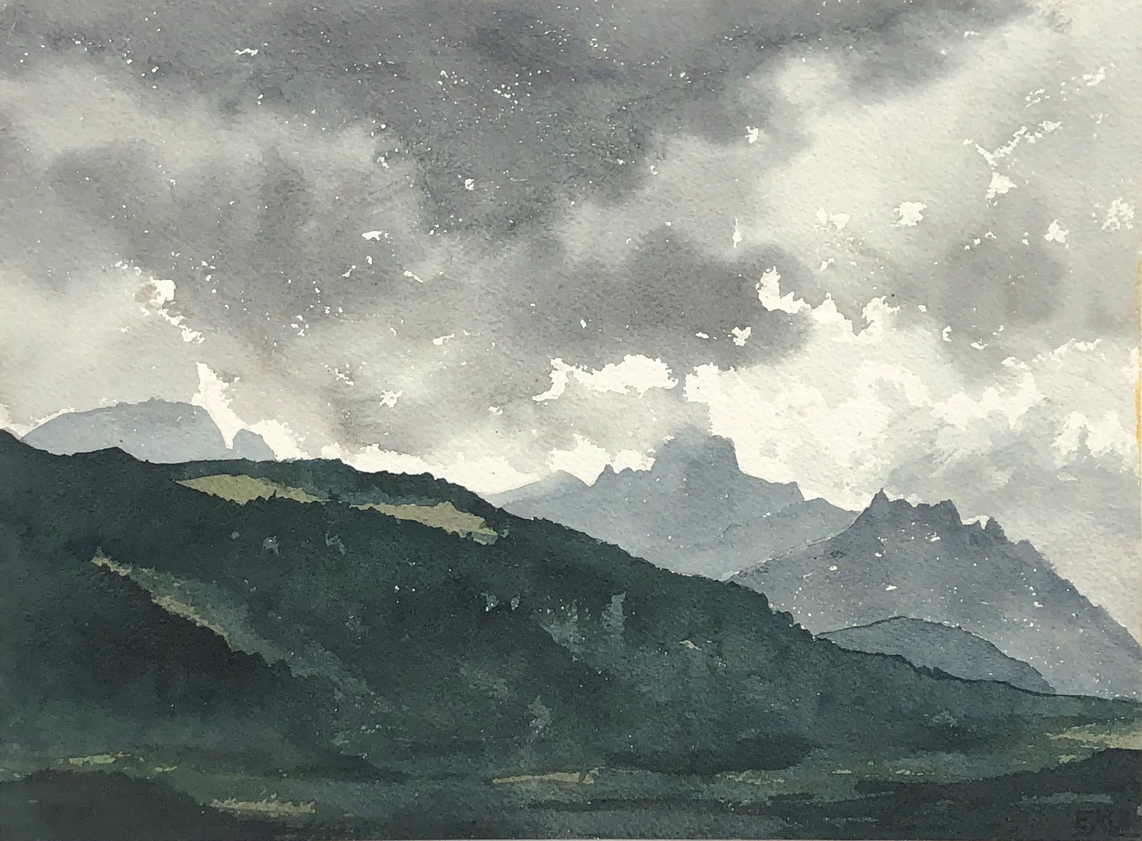 Le Mont Billat dans les nuages