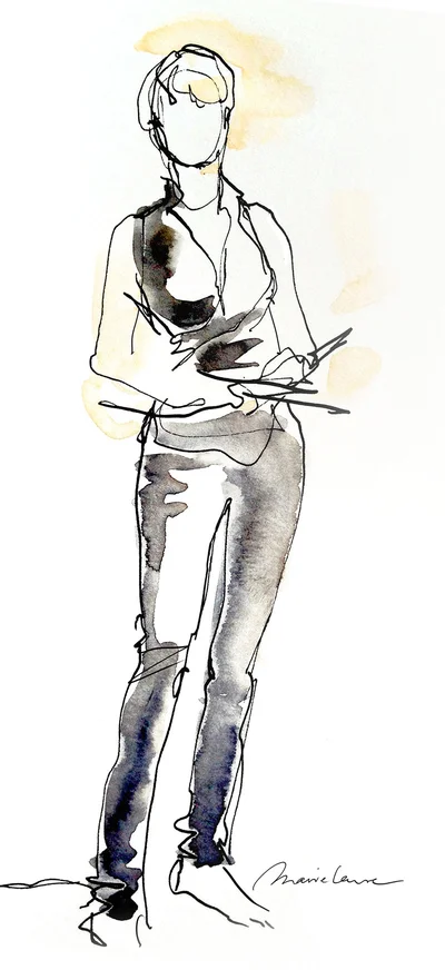 Autoportrait de Marie-Laure en 2016