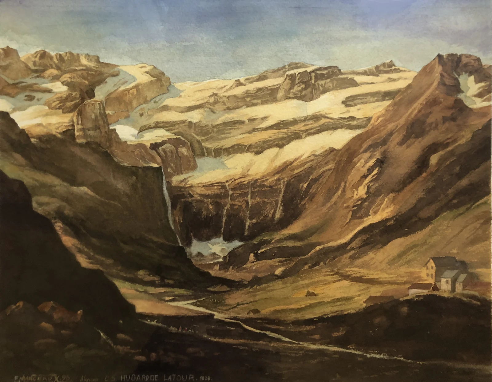 Le Cirque de Gavarnie, copie de 1888