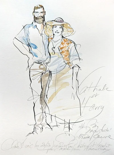 Nathalie et Harry, Château d'Arcelot