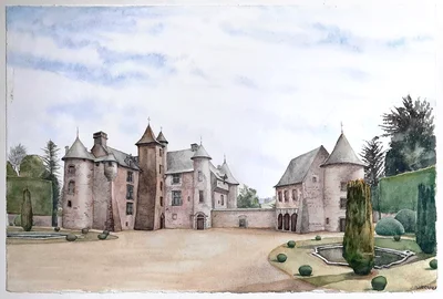 Château de Cordes, XVe siècle, Auvergne