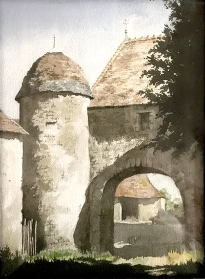 L'entrée du Chateau poitevin