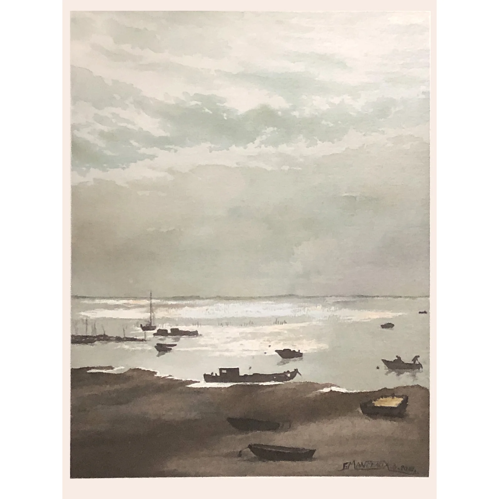 Ciel gris, mer d'acier