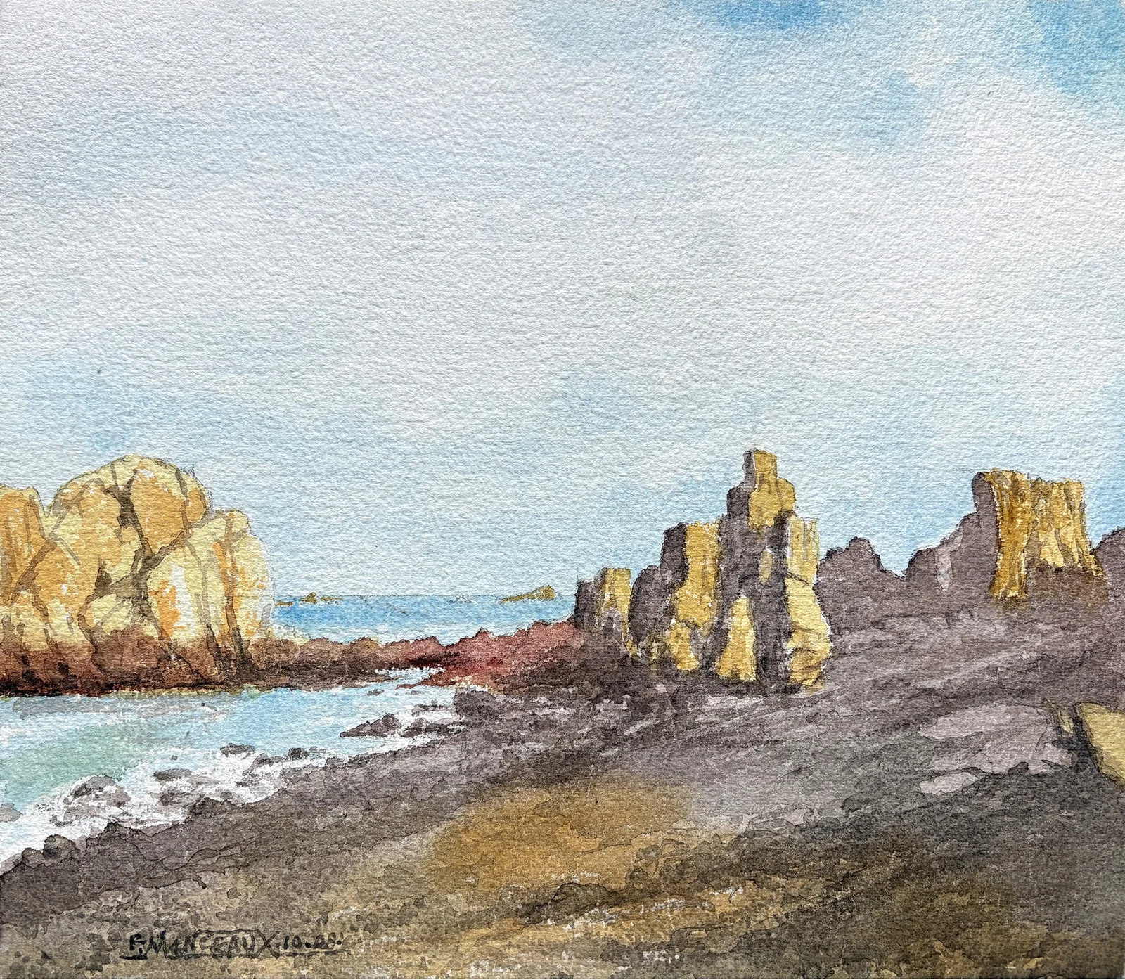 La côte à Plougrescant