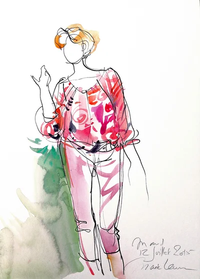 Portrait de Maud en 2015 à Monthlery