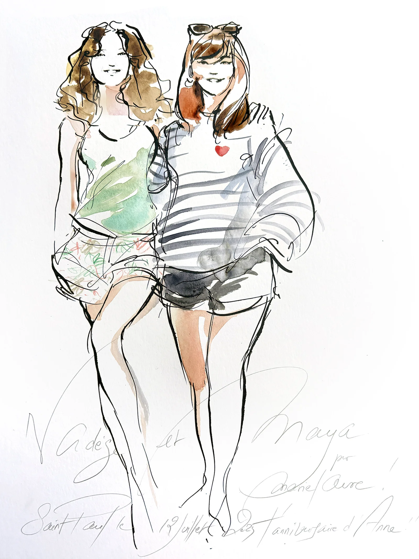 Portrait de Nadège et Maija, Saint-Paul, 2025