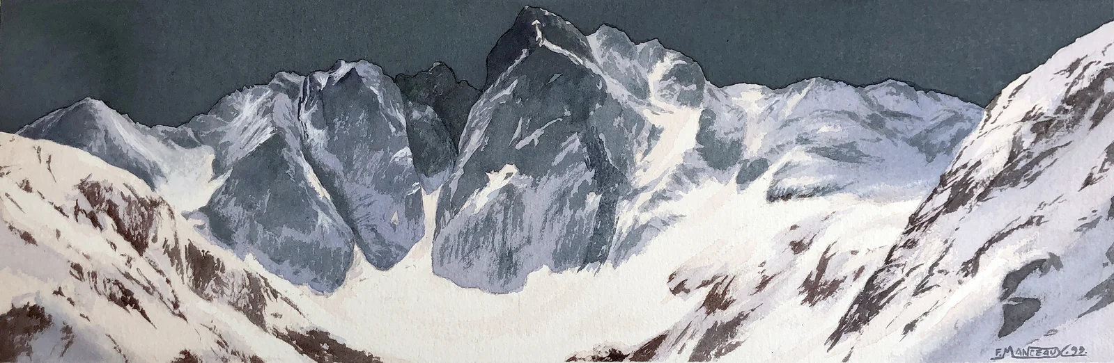 L'ossau sous la neige