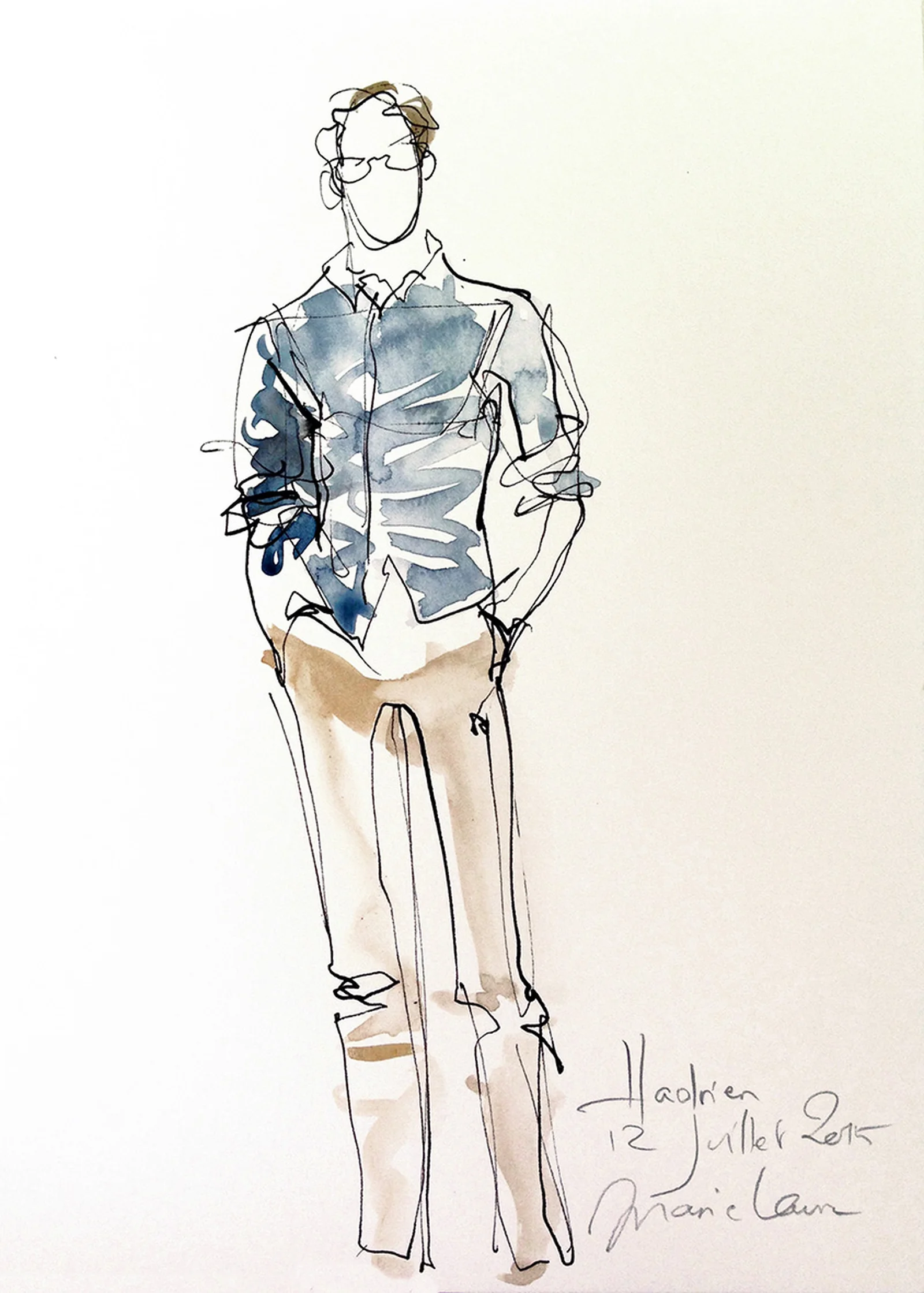 Portrait de Hadrien en 2015 à Monthlery