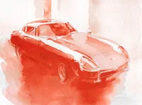 aquarelle rouge